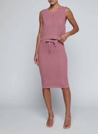 L'Agence - Carven Pointelle Knit Tank Top