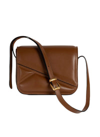WANDLER Women's Oscar Medium Trunk Bag in saddle leather - women's bag