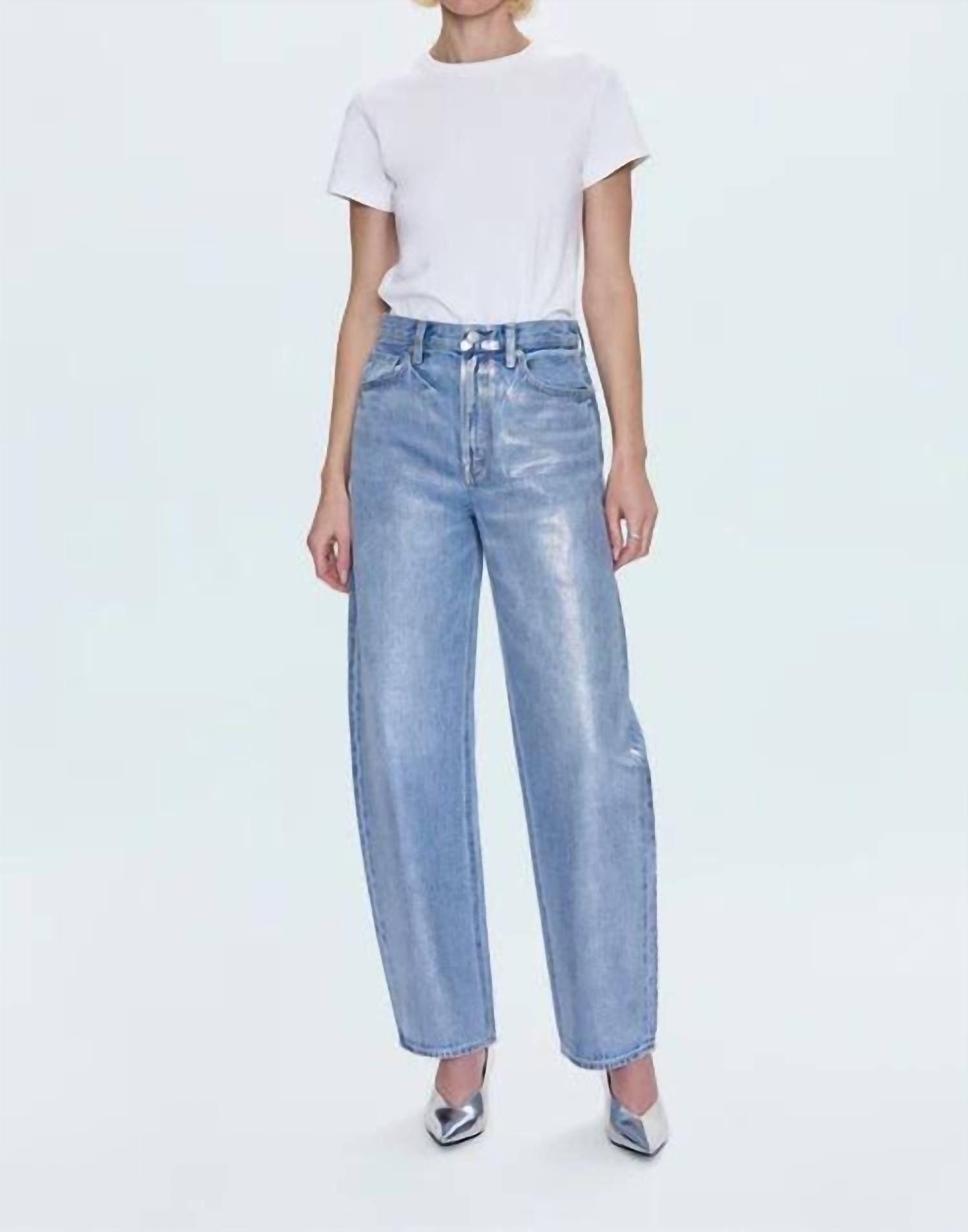 PISTOLA Wes High Rise Barrel Jean in spellbound 4 - women's jeans