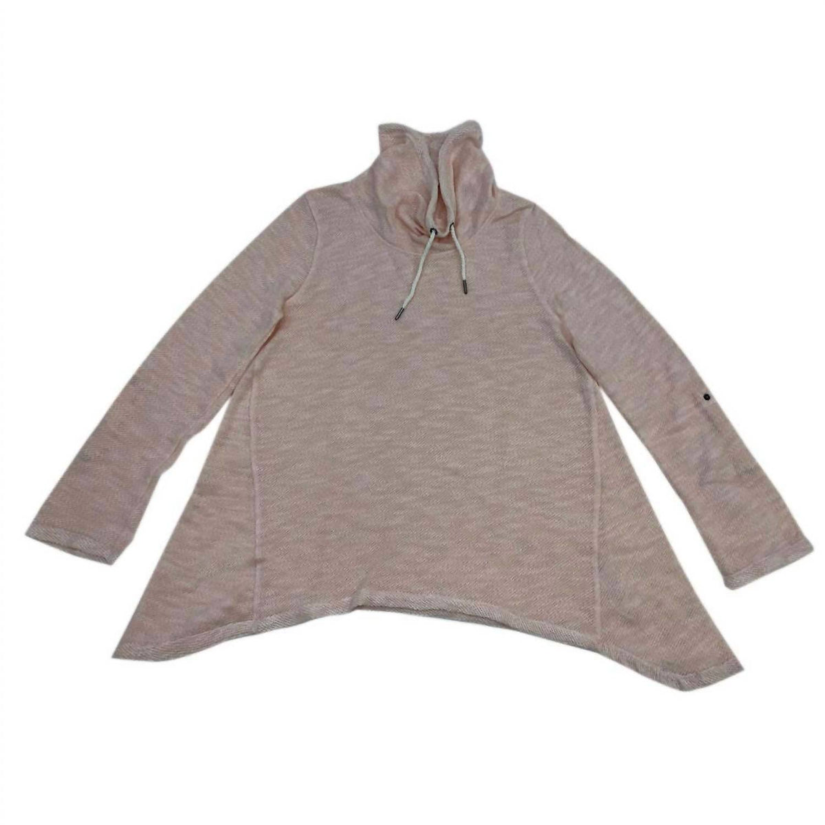 Calvin Klein - Women's Asymmetrical Cowlneck Long Sleeve Pullover Top
