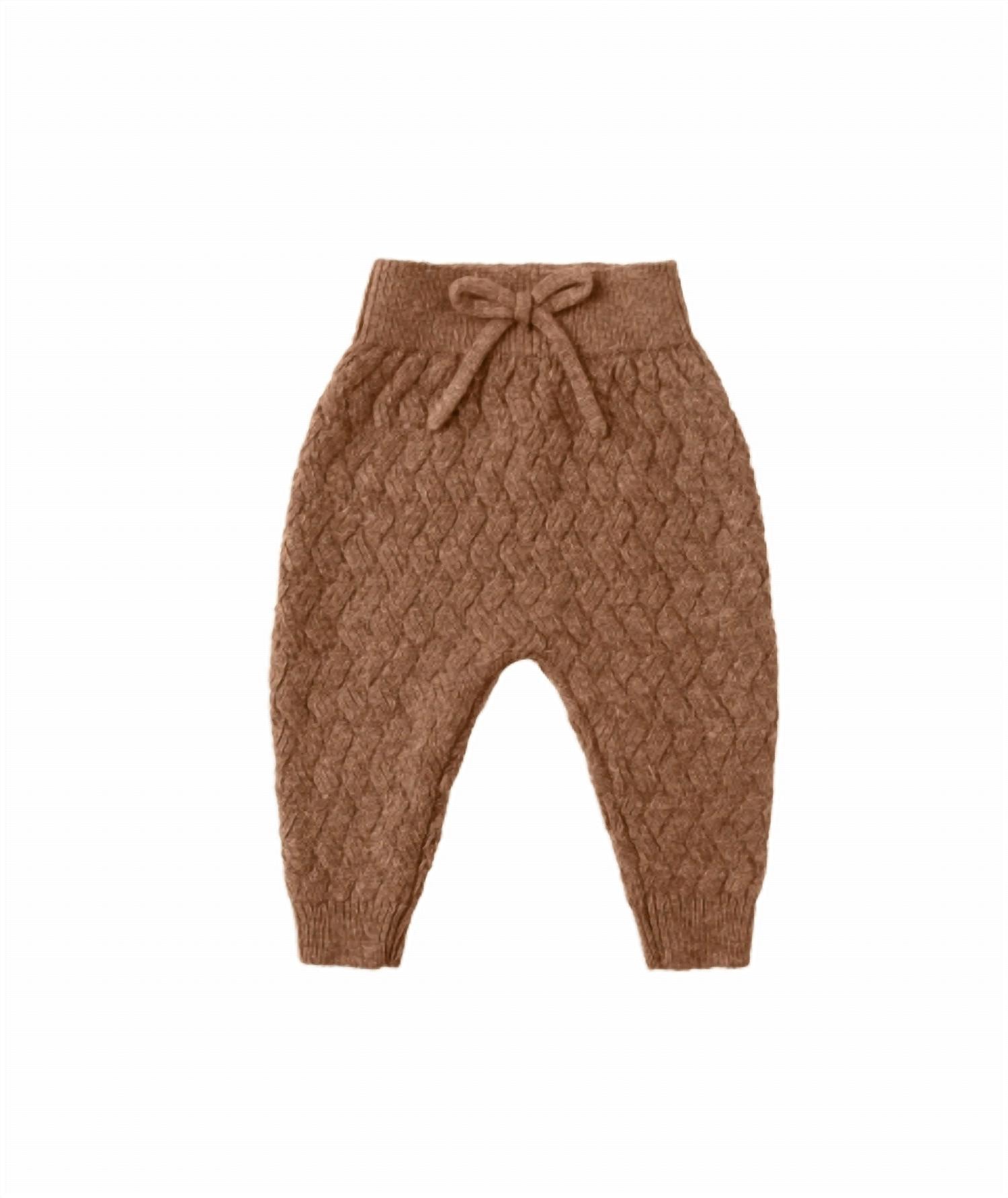 Quincy Mae - Kid's Heathered Knit Pants