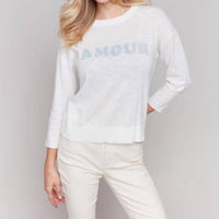 Charlie B - Women's Denim Amour Light Weight Sweater