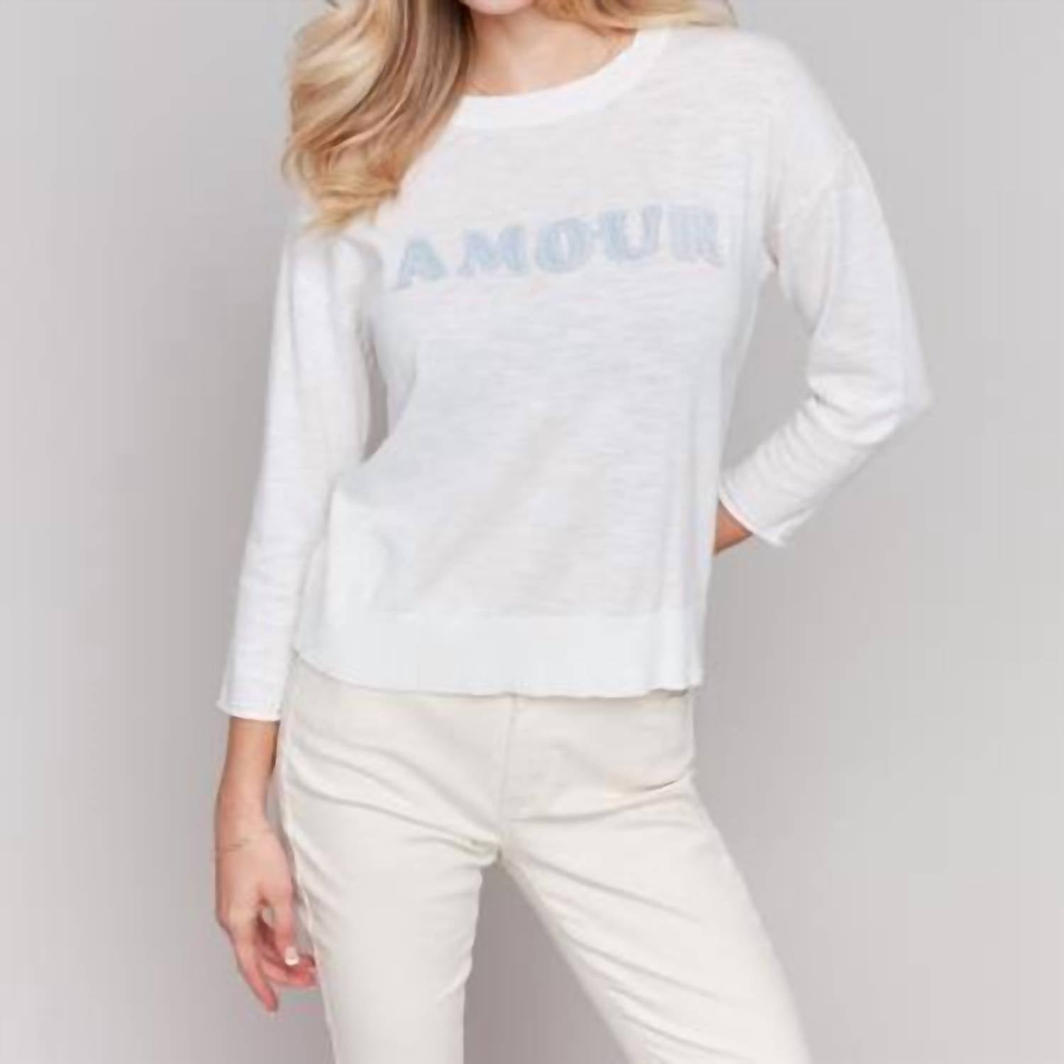 Charlie B - Women's Denim Amour Light Weight Sweater