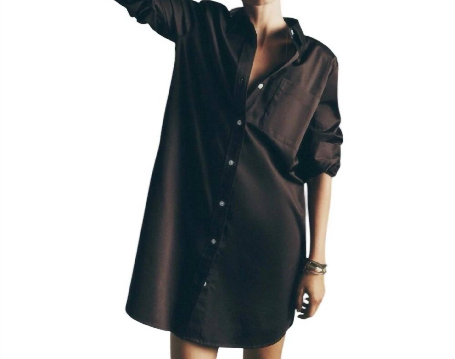 Madewell - Y Neck Relaxed Shirtdress