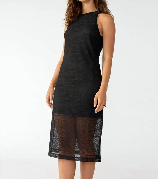 Sanctuary - HALTER CROCHET DRESS