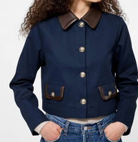 French Connection - Contrast Trim Two Pocket Jacket
