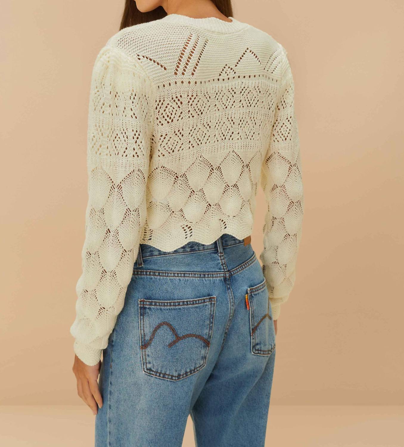 Farm Rio - Mix Lace Stitch Cardigan