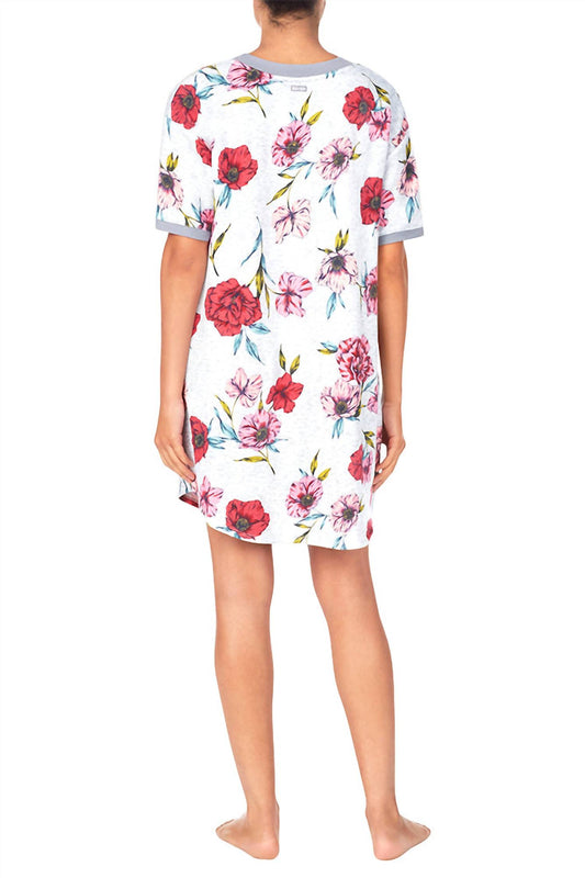 Kensie - Short Sleeve Sleep Pajama Shirt