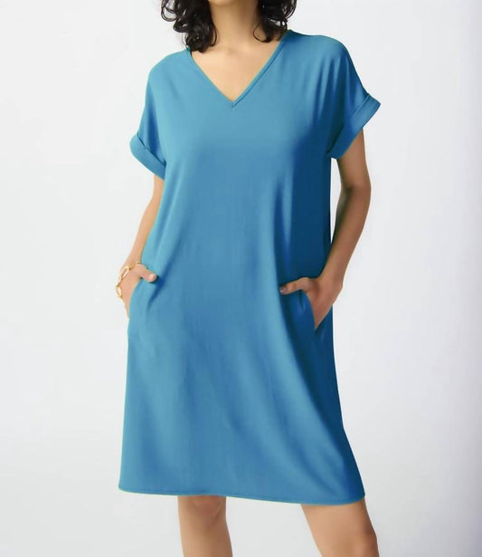 Joseph Ribkoff - Stretch Woven Straight Dress