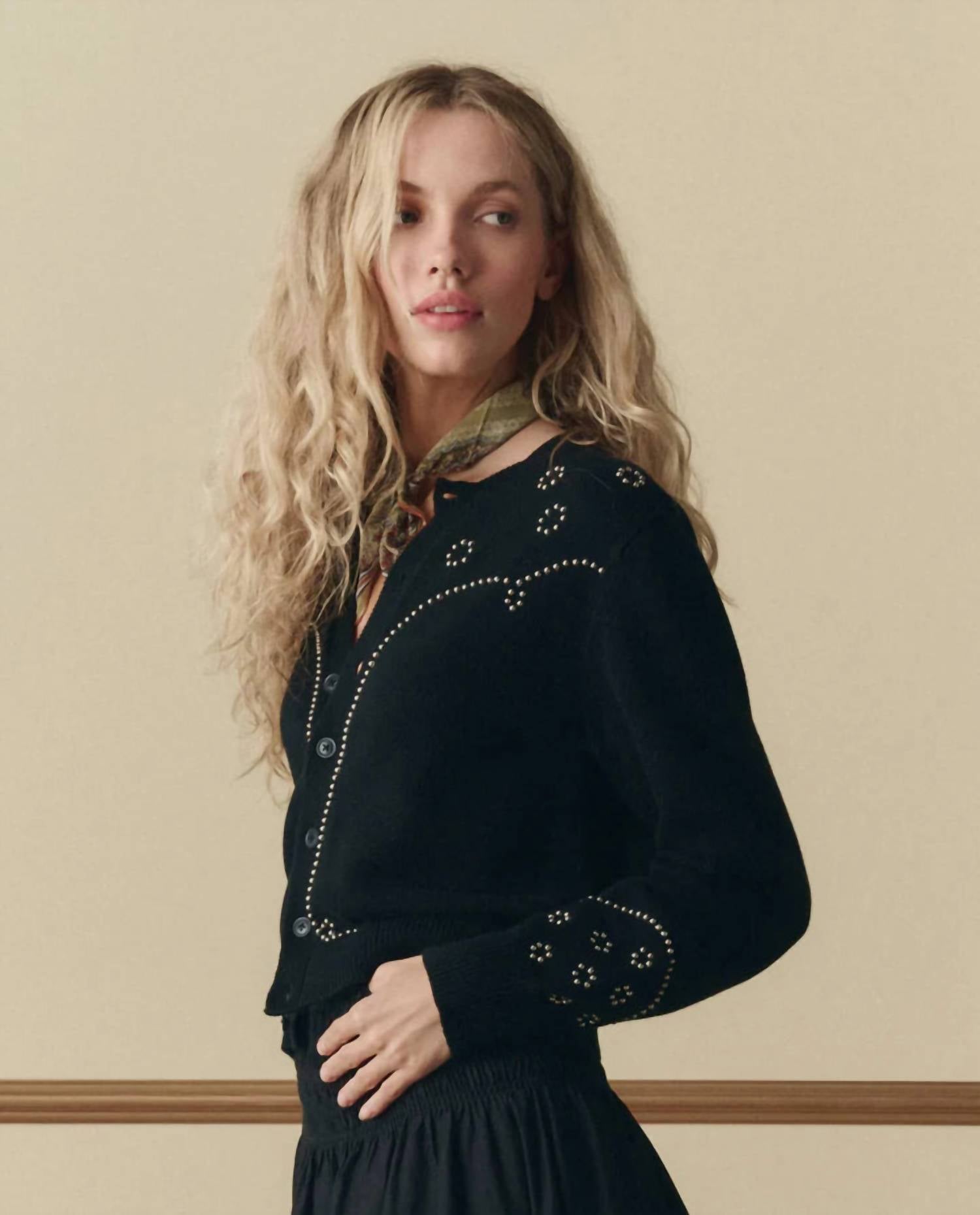 The Great. - Studded Cardigan