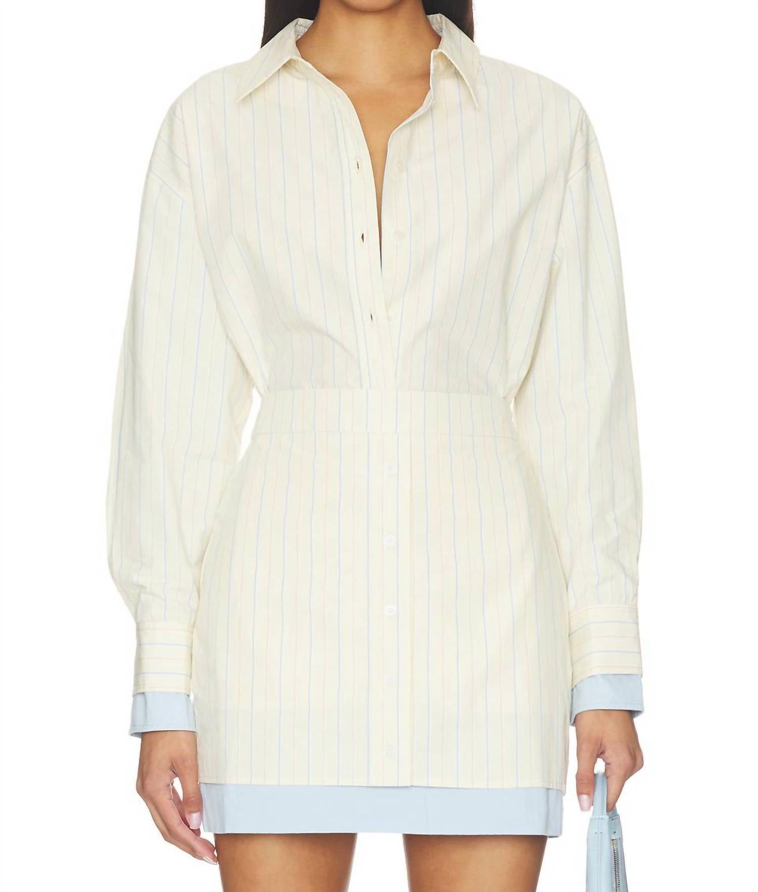 Line And Dot - Marmalade Button Down Shirt