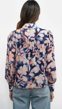Greylin - Rosabel Viscose Tie Neck Blouse