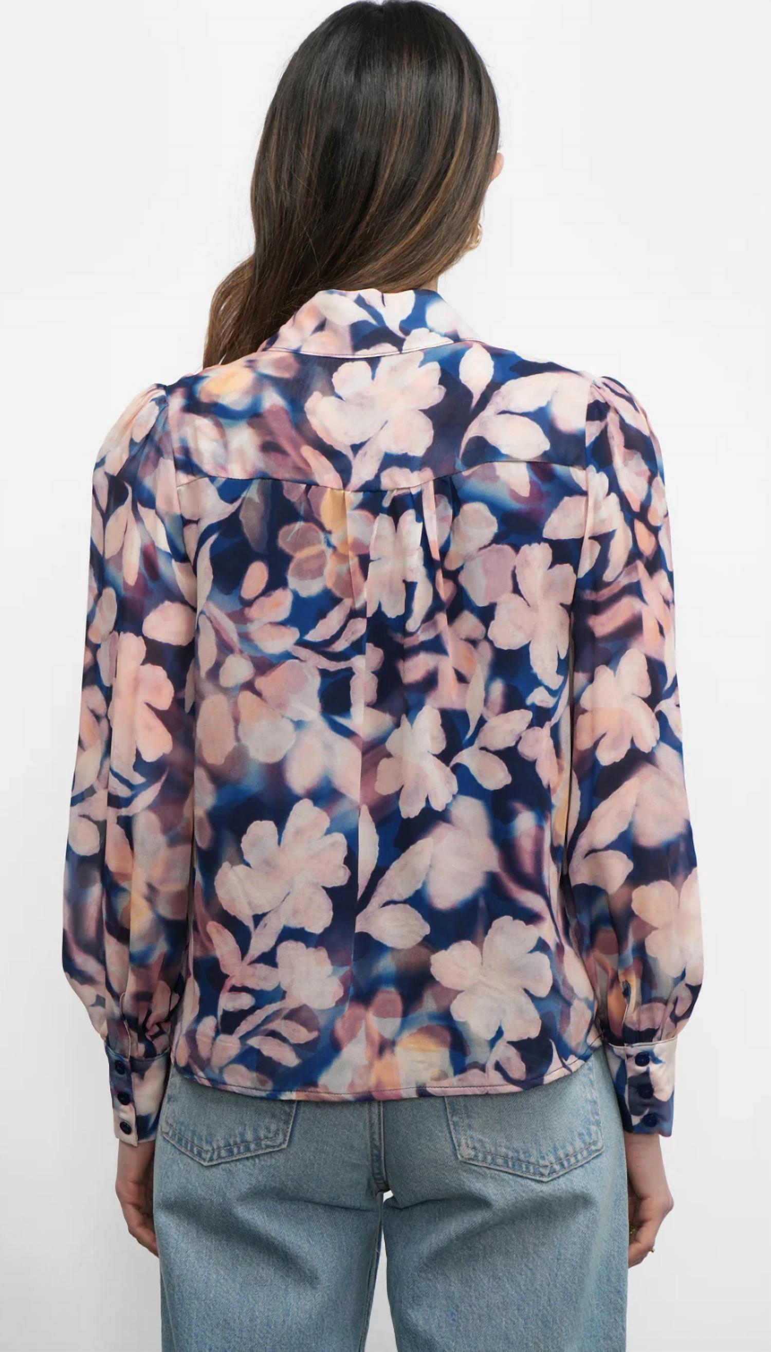 Greylin - Rosabel Viscose Tie Neck Blouse