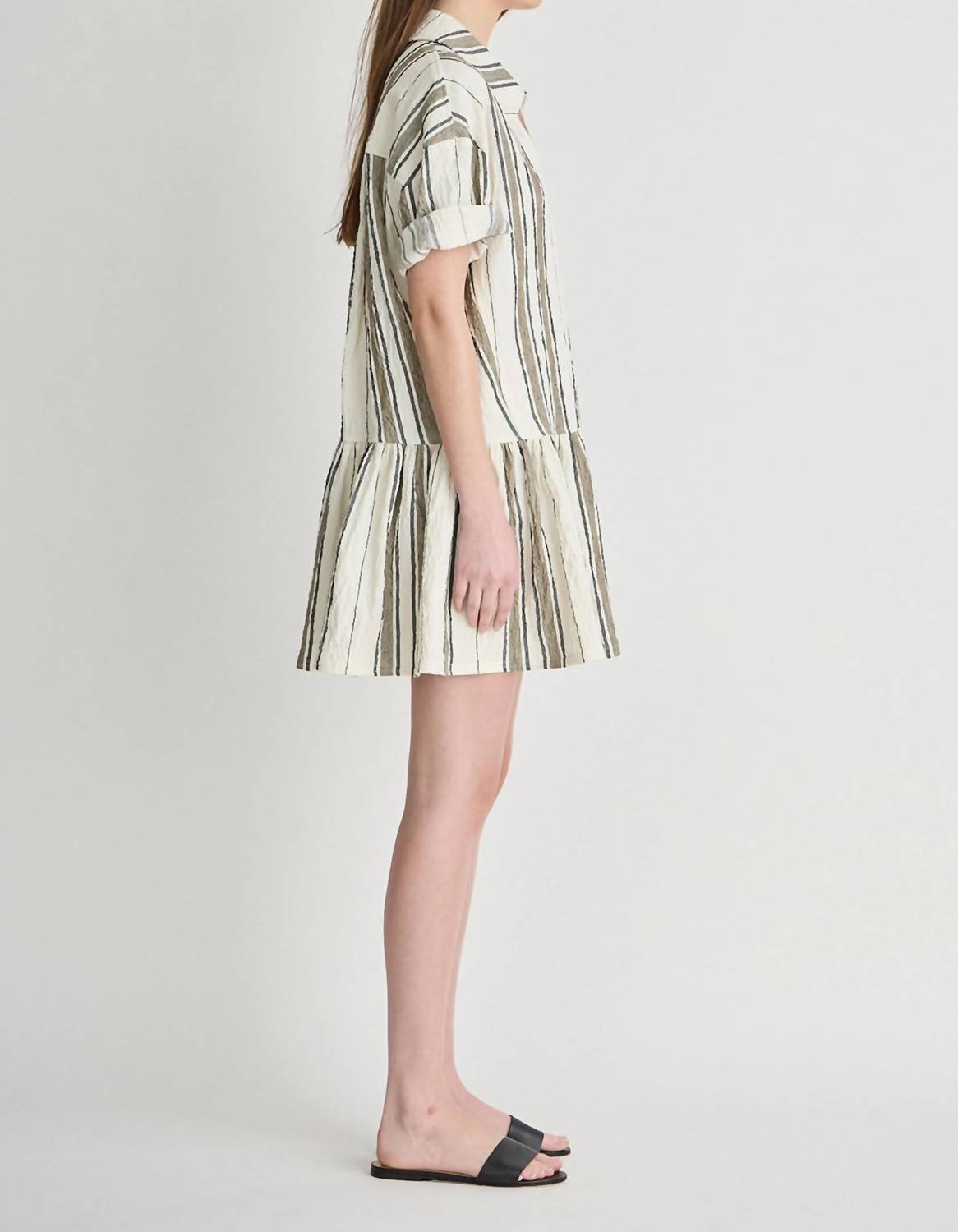 Apiece Apart - Stripe Rowen Mini Dress