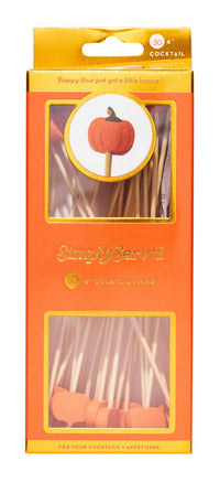 Sophistiplate - Pumpkin Fall Cocktail Party Picks