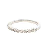 Aamiaa - 0.30 Carat Natural Diamond Round Brilliant And Baguette Band Ring - Size 6.5