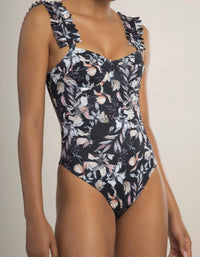 Turcua - Women's Serena Pleated Ruffle One Piece
