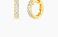 Ella Stein - Women's Three Ways To Shine Huggie Earrings