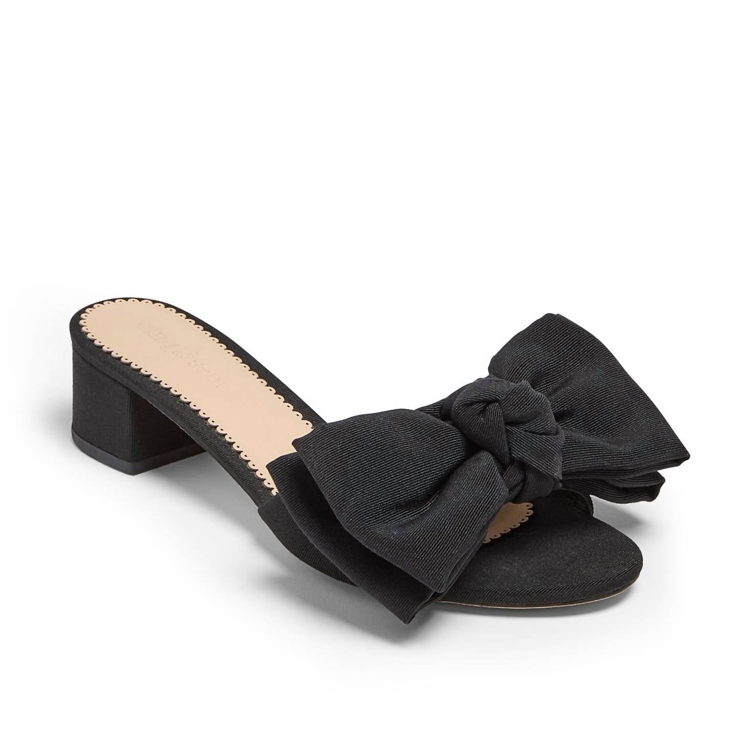 cinq a sept Women's Faith Slide Sandal in black - women's sandal