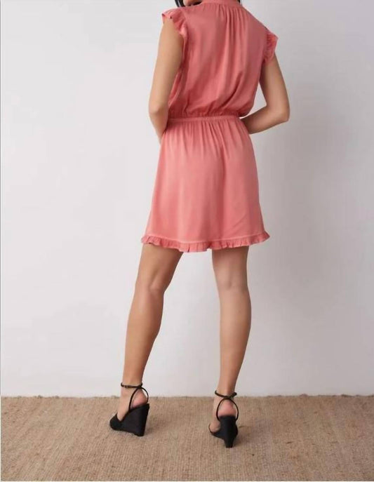 Bella Dahl - Ruffle Sleeve Tencel Mini Dress