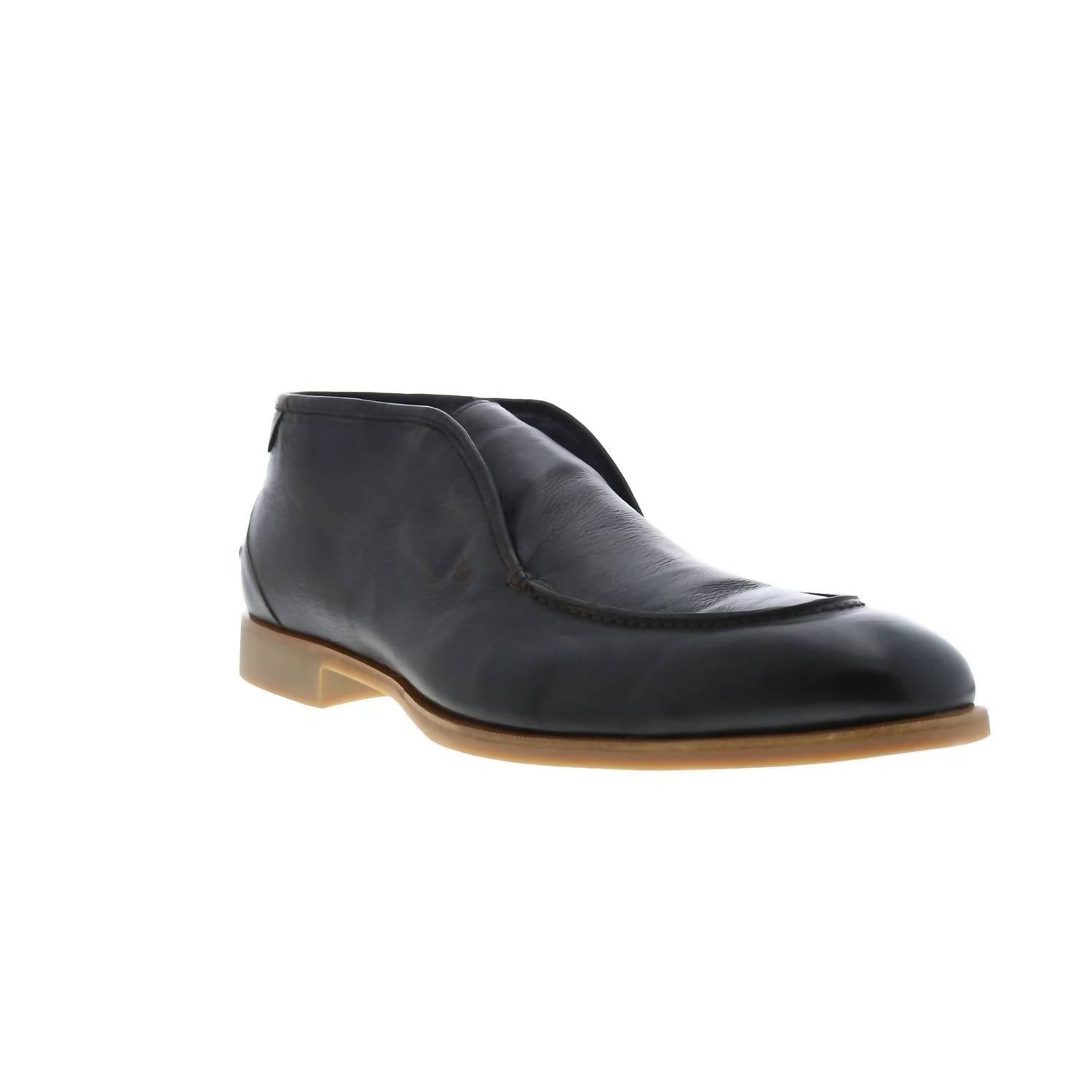Scarpe Di Bianco - Men's Fidbtm Fidenza Bello Leather Slip On Ankle Boots