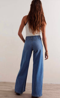 Free People - Libre Wide Leg Jeans