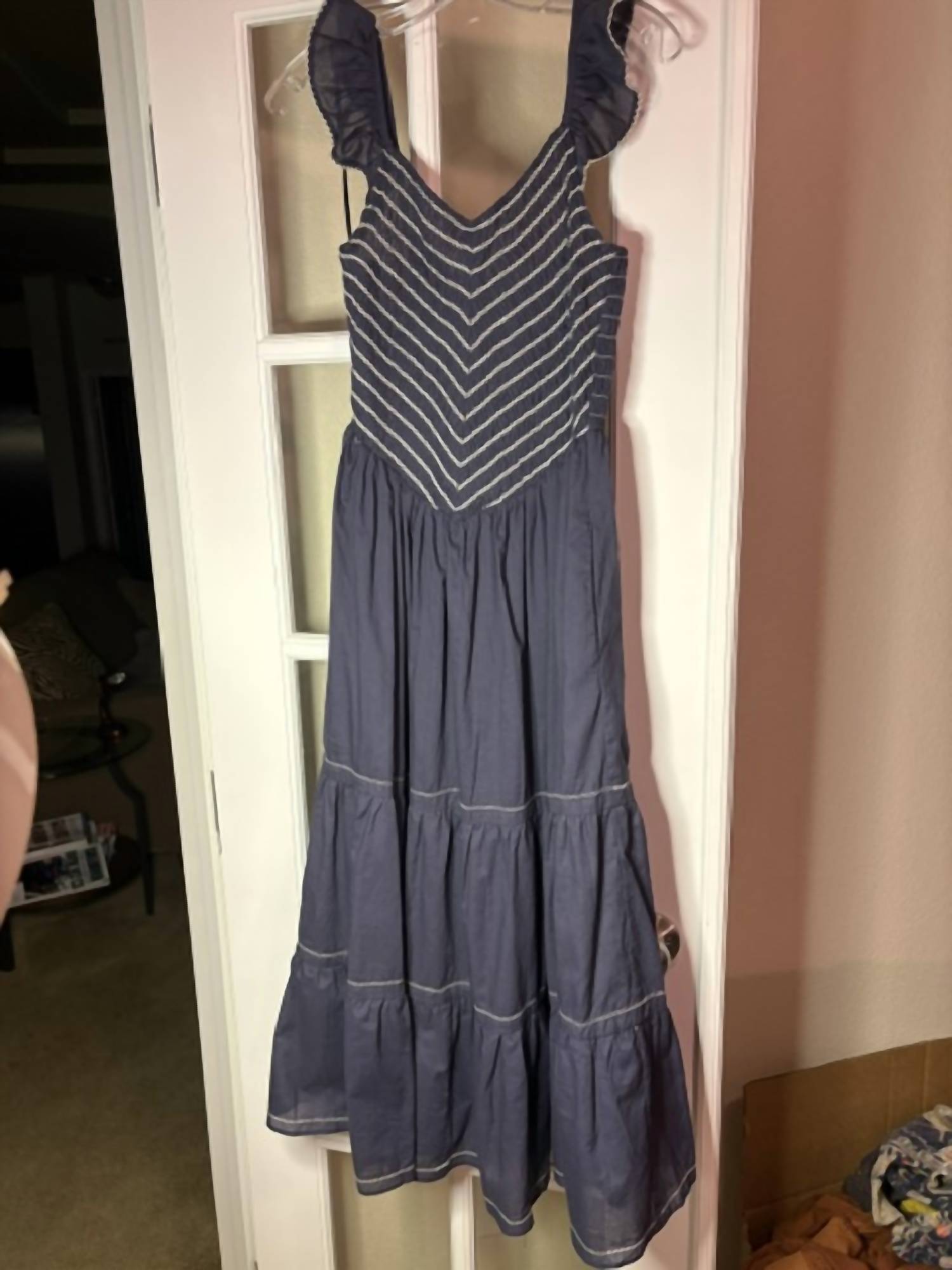 Easel - Women's Smocked Tiered Midi dress