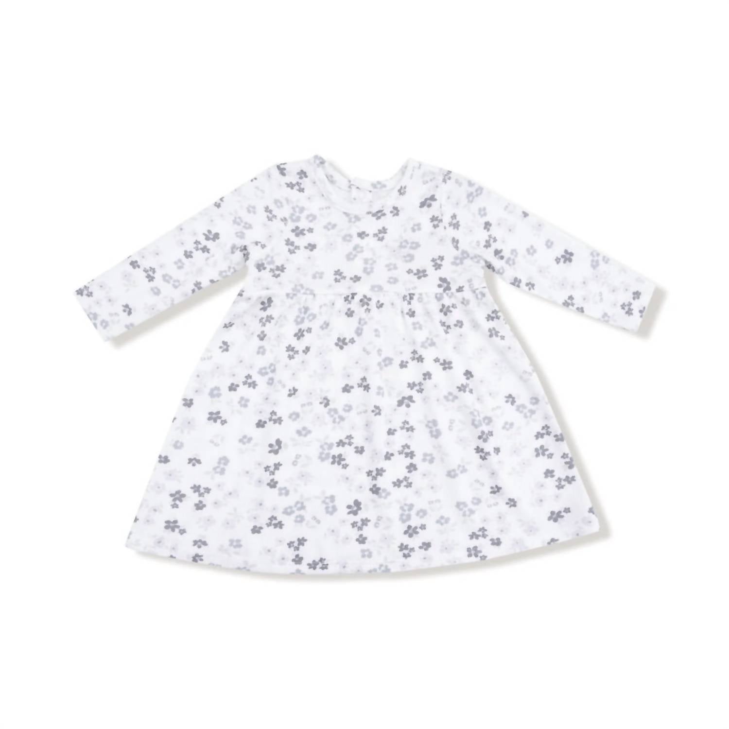 ANGEL DEAR Kid's Long Sleeve Dress With Bloomer in caroline s calico - kids' dress - detail view