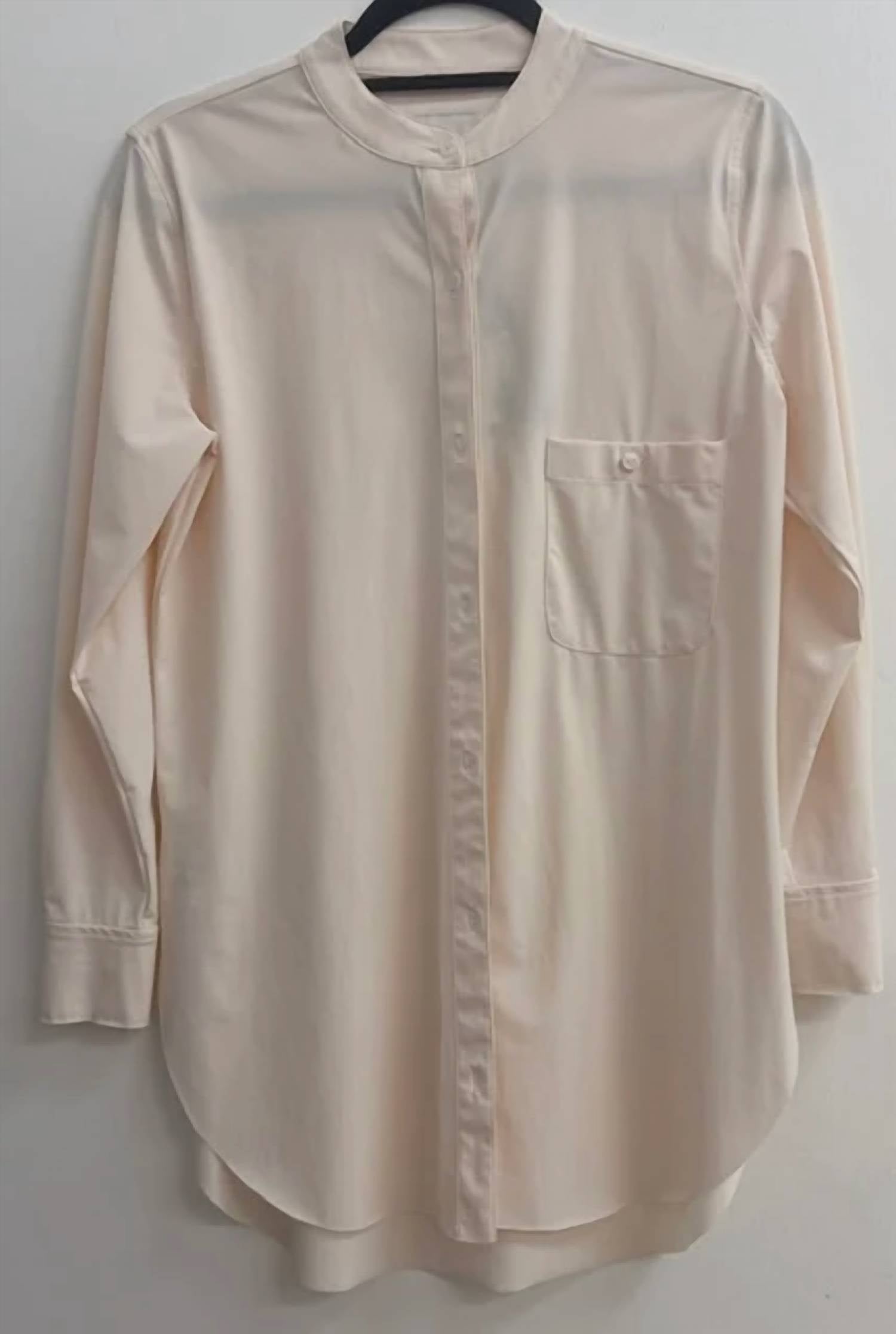 Lysse - Women's Long-sleeved Button-up Tunic Shirt