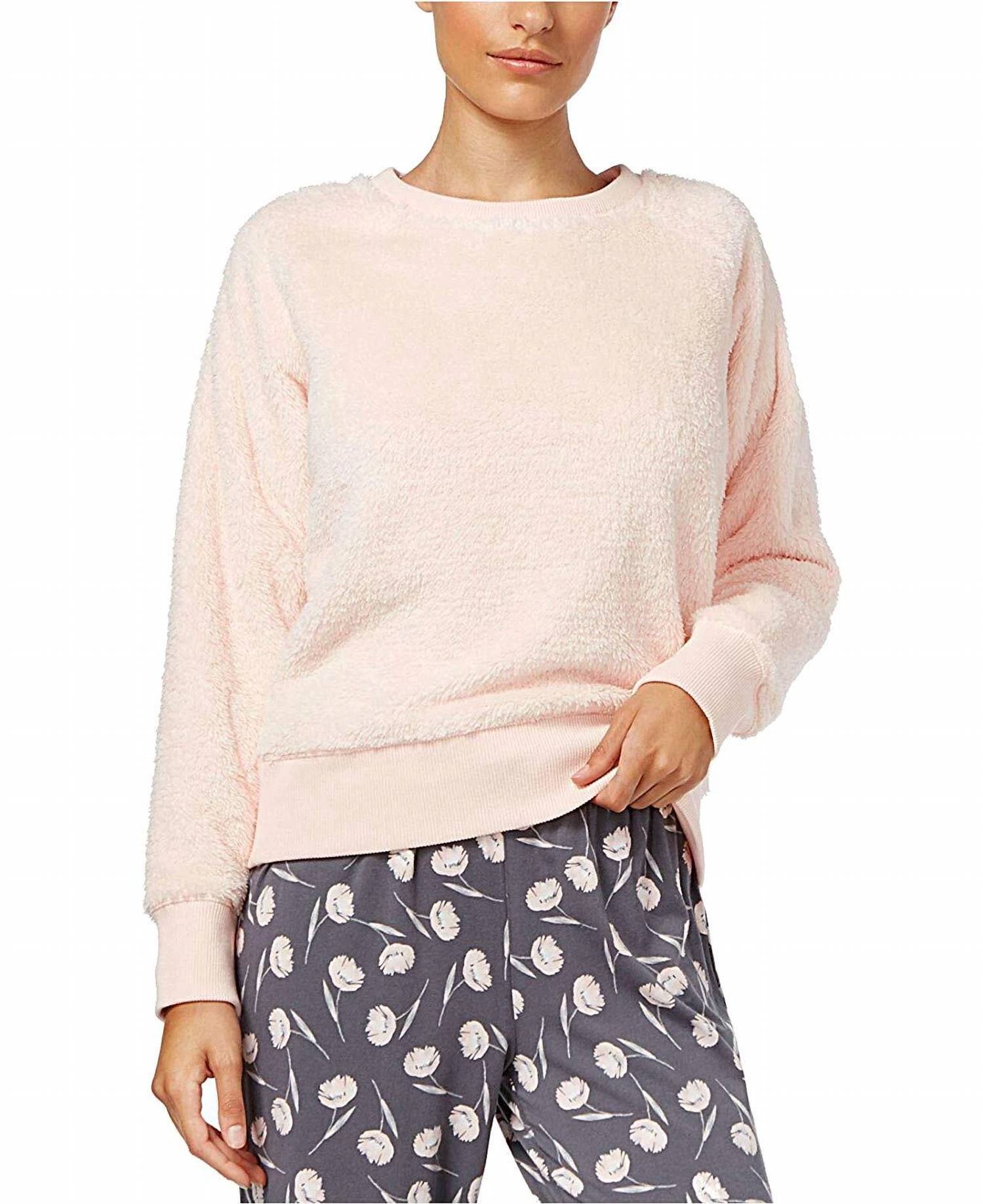Alfani - Fuzzy Pajama Top