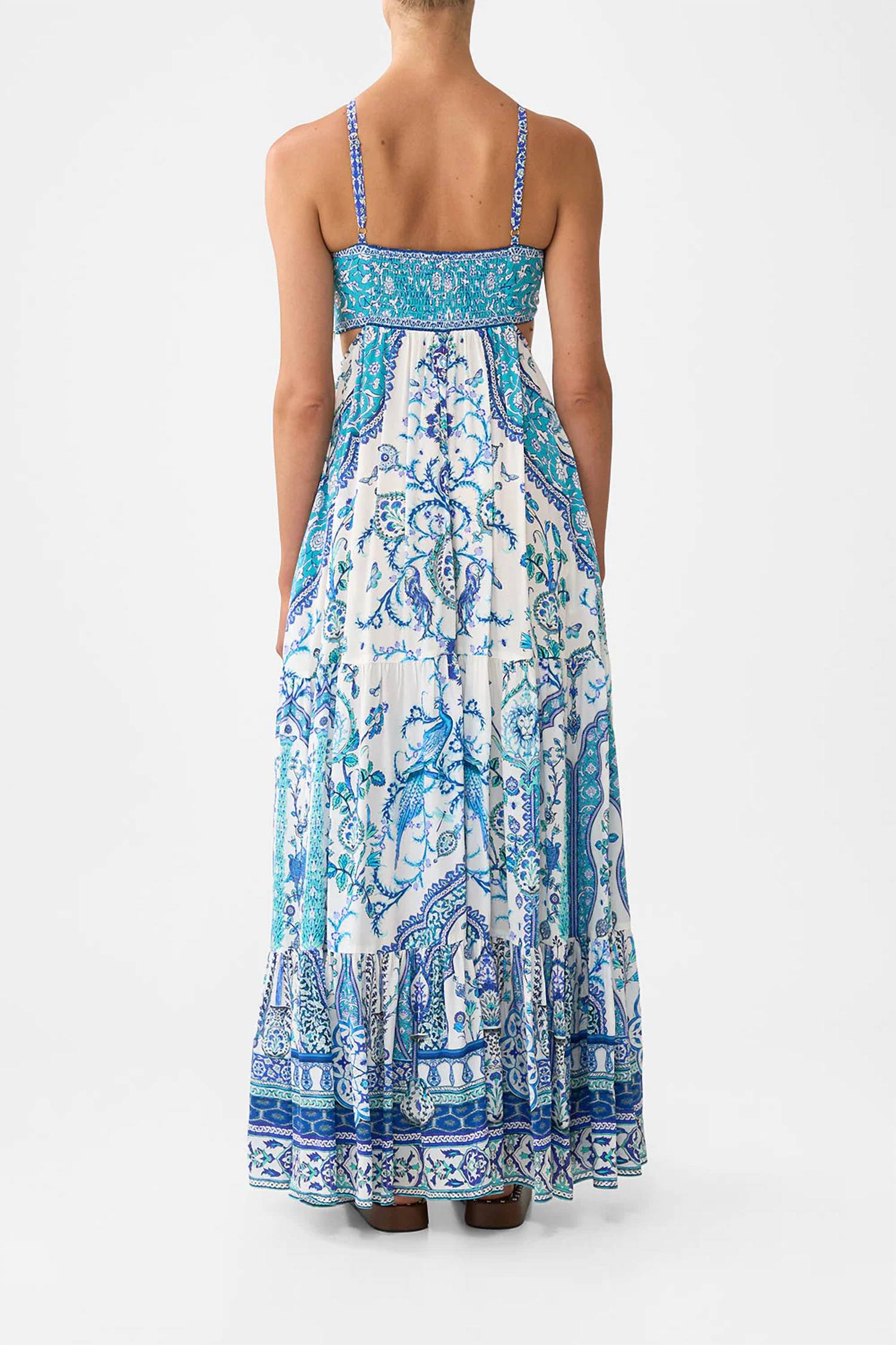 Camilla - Gathered Cut Out Dress