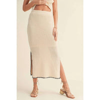 Miou Muse - Chevron Knit Skirt