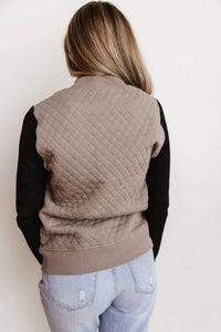 Ampersand Ave - Quilted Bomber Jacket
