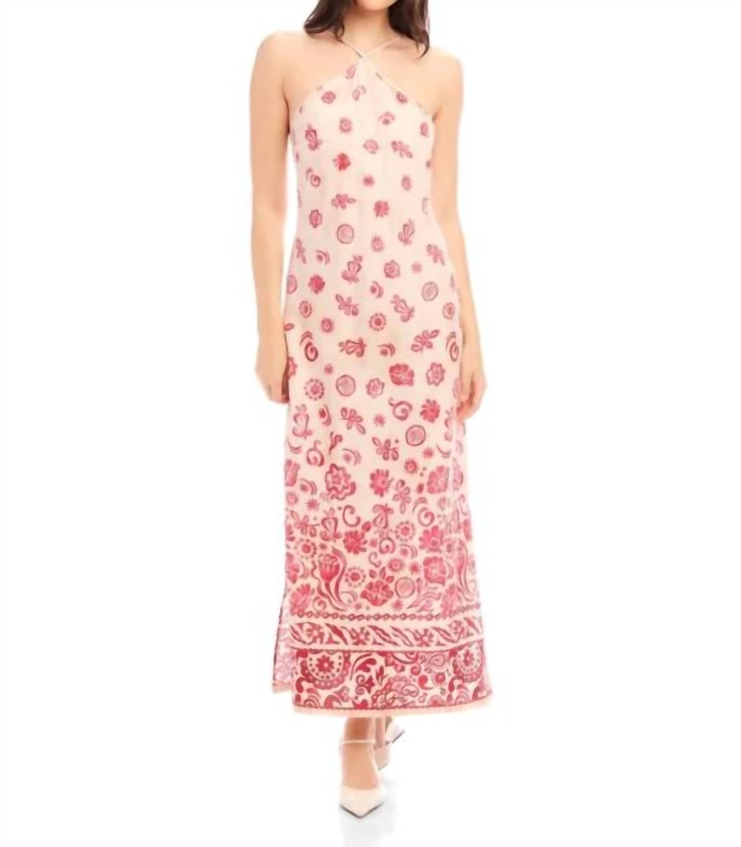 Fifteen Twenty - Jaylen Border Print Dress