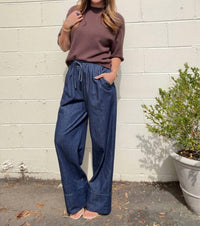 Crescent - Katie Wide Leg Denim Pants