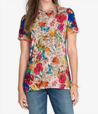 Johnny Was - MAYFLOWER FAVORITE S/S CREW NECK SWING TEE