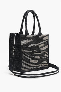 America & Beyond - Women's Luxe Embellished Tote Bag