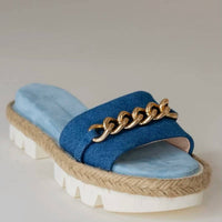 Cynthia Richard - Women's Bardot Fabric Sandal