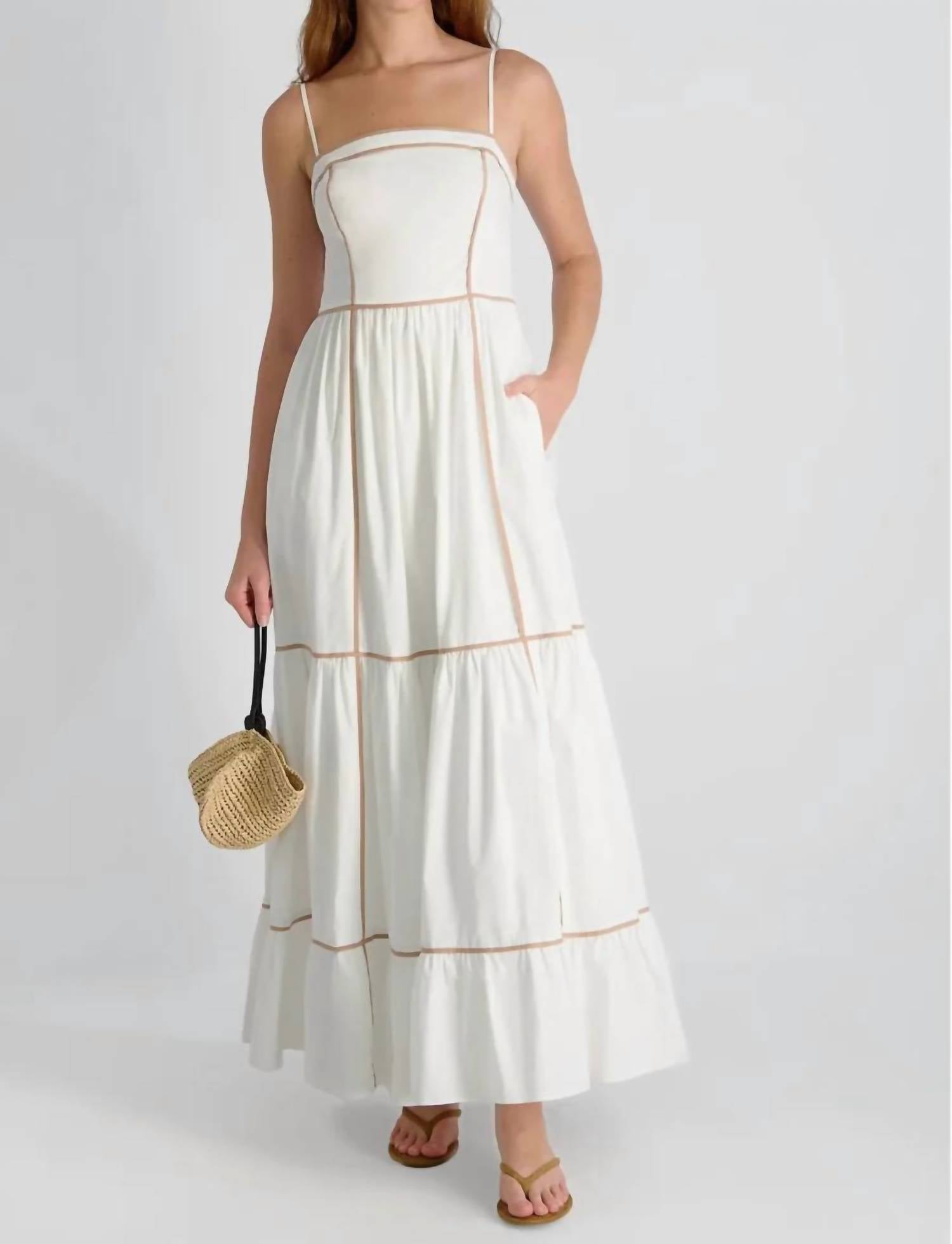 French Connection - Women's Cambria Trim Maxi Dress