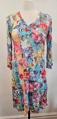 David Cline - Women's Sky Quarter Sleeve V-neck Dress