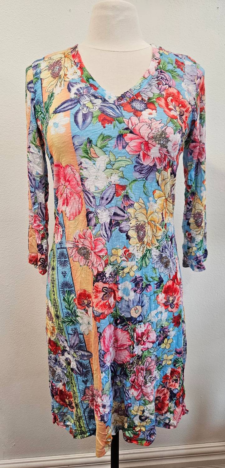 David Cline - Women's Sky Quarter Sleeve V-neck Dress