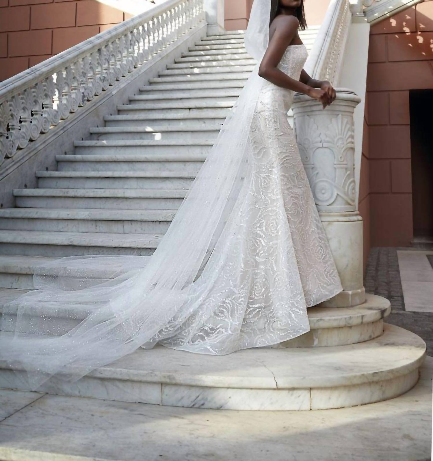 Demetrios - Tulle Fit And Flare Gown