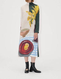 Stine Goya - Long Sleeve Midi Dress