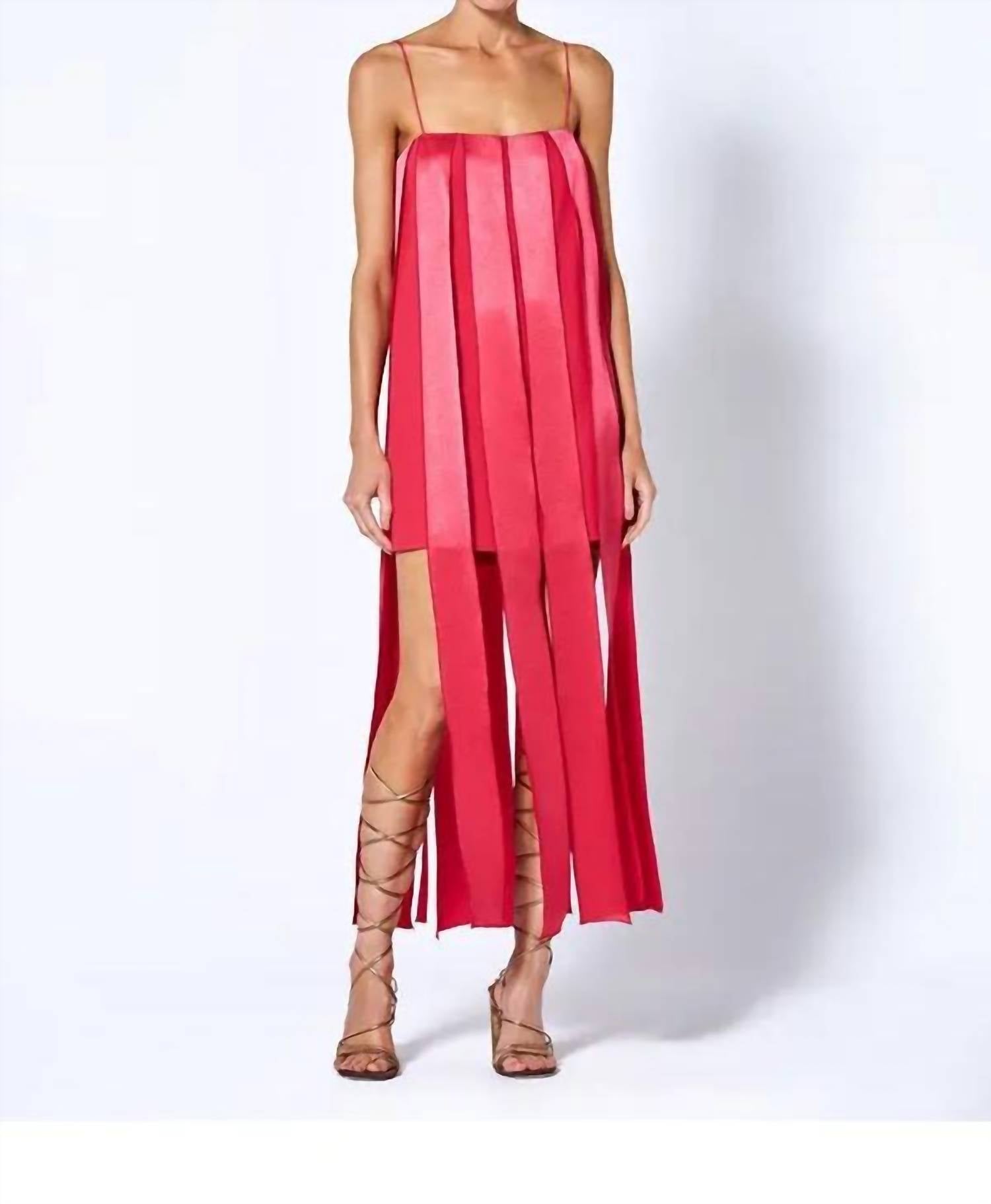ALEXIS Colle Dress in raspberry - women's dress