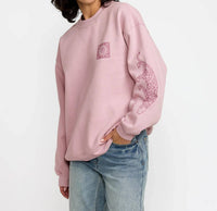Rvca - Women's Baggie Boyfriend Crew Sweater