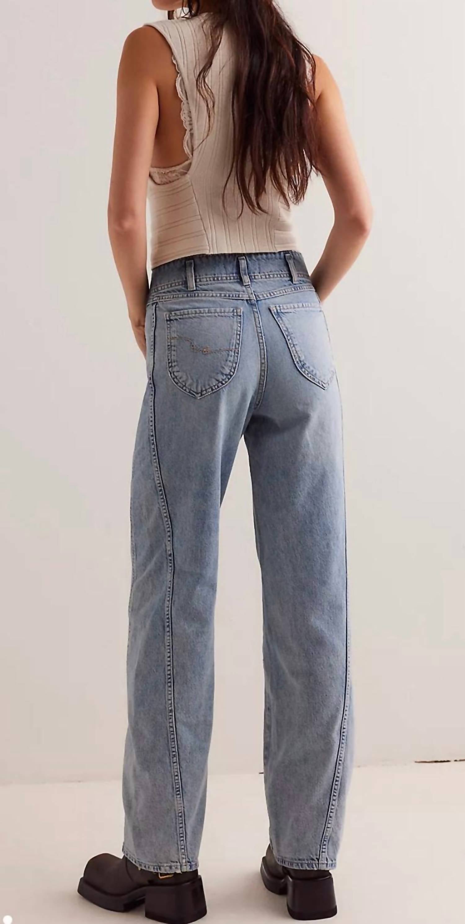 Free People - Aster Straight Leg Jeans