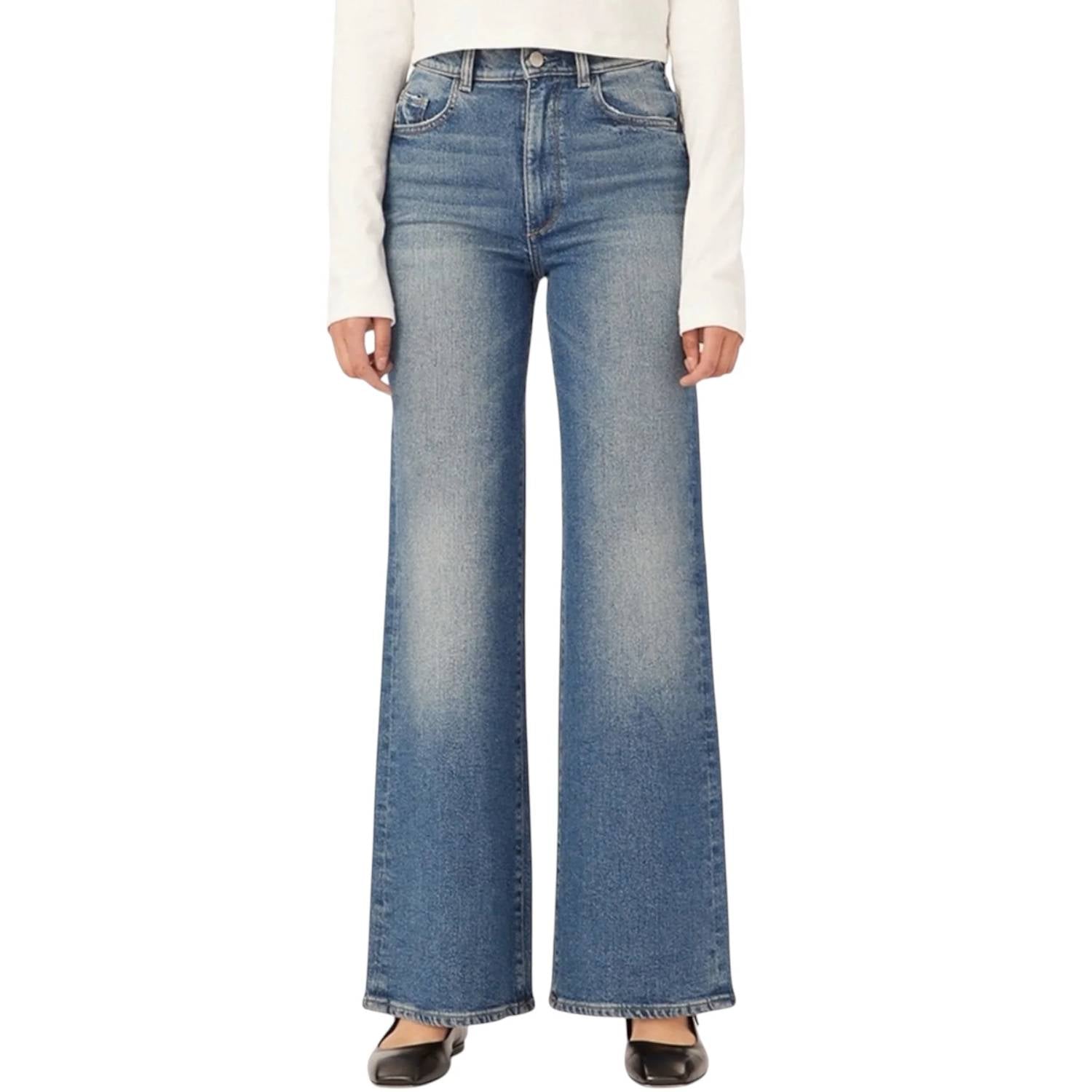 Dl1961 - Women'S - Hepburn Wide Leg High Rise Vintage Jeans