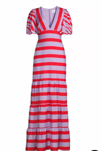 One33 Social - Cabana Stripe Maxi`dress
