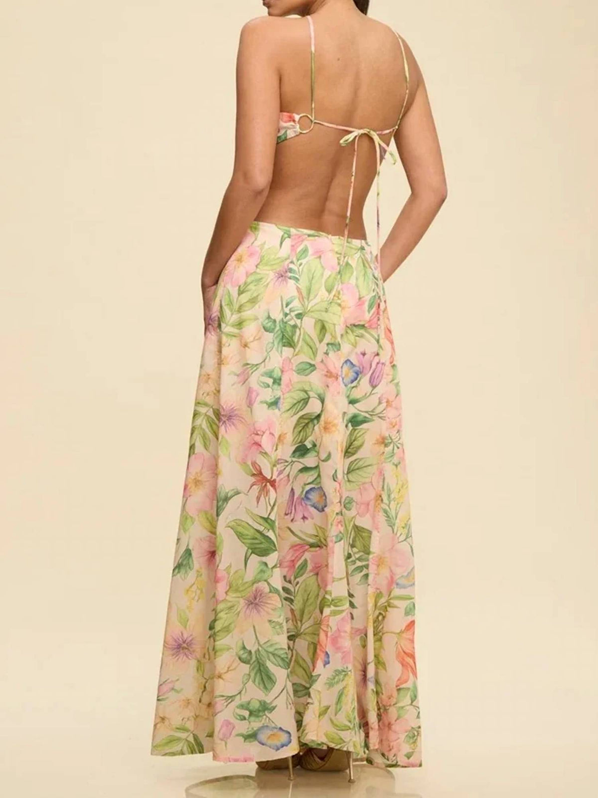 Luxxel - Botanical Ring Maxi Dress
