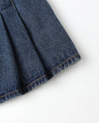 Rylee + Cru - Girl's Pleated Denim Skirt